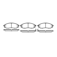 Remsa Brake Pads Front Nissan 0748.02