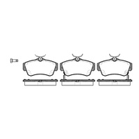 REMSA BRAKE PADS 0753.02