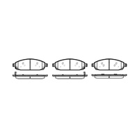 REMSA BRAKE PADS 1173.02