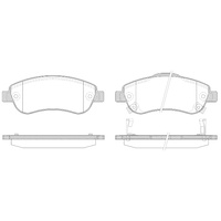 Remsa Brake Pads Front Honda 1289.02
