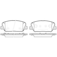 BRAKE PADS REMSA 1398.12