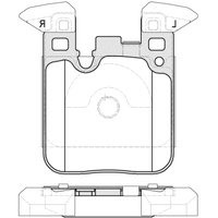 BRAKE PADS BMW REAR 1539.00