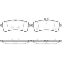 REMSA BRAKE PADS MERCEDES C63S AMG 1594.00