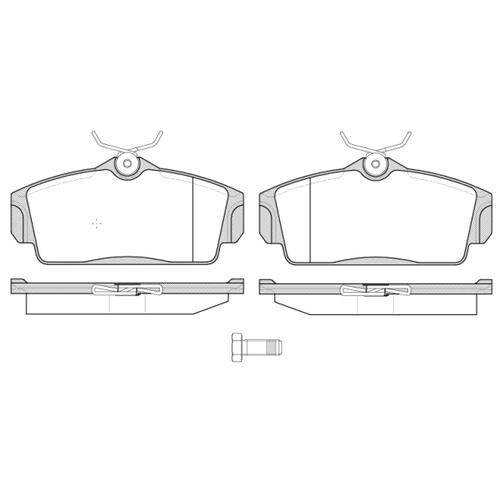 Remsa Brake Pads Front Nissan 0704.10