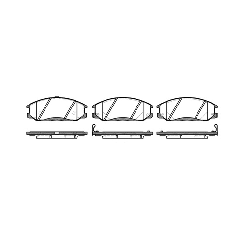Remsa Brake Pads Front hyundai 0771.22