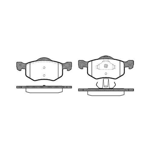 Remsa Brake Pads Front Ford/ Mazda 0802.00