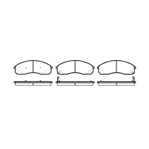 Remsa Brake Pads Front Kia 0821.12