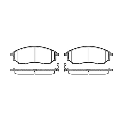 Remsa Brake Pads Front Renault/Nissan 0852.14