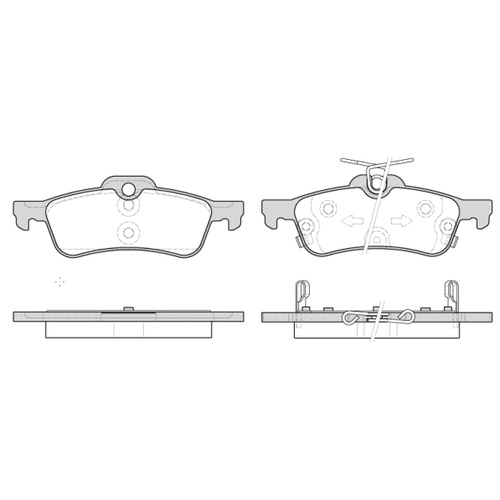 REMSA BRAKE PADS 0862.12