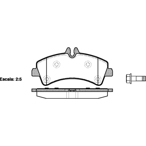 REMSA BRAKE PADS 1247.00