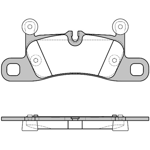 REMSA BRAKE PADS FRONT PORSCHE