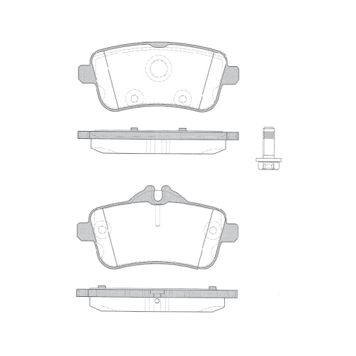 Remsa Brake Pads Rear Mercedes Benz ML63 AMG 1503.10