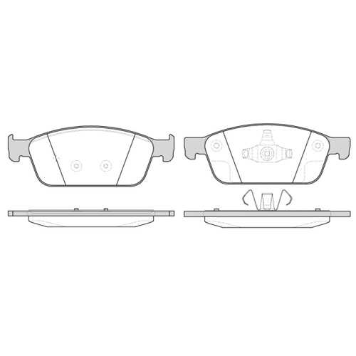 REMSA BRAKE PADS FRONT FORD FOCUS 2.0L TURBO 1510.10