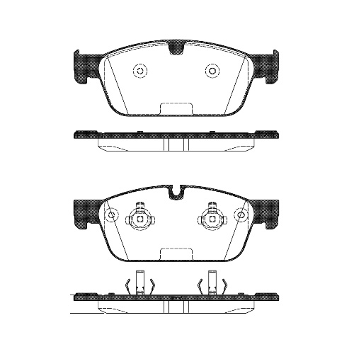 REMSA BRAKE PADS FRONT MERCEDES ML/GL 01/2012> 1511.00