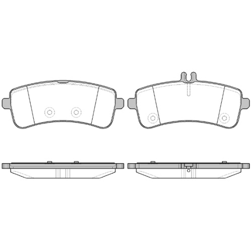 REMSA BRAKE PADS MERCEDES C63S AMG 1594.00
